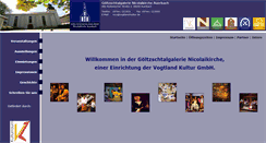 Desktop Screenshot of goeltzschtalgalerie-nicolaikirche.de