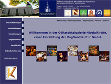 Tablet Screenshot of goeltzschtalgalerie-nicolaikirche.de